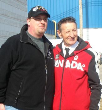 Martin mit Walter Gretzky 